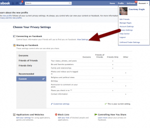 friendslistprivacy 300x256 Facebook Personal Profile Changes